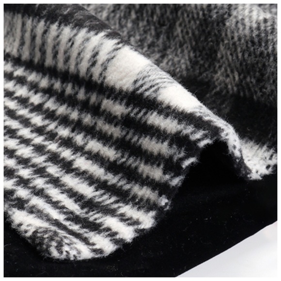 🛍 The ANNLA Plaid Velvet Cashmere Blend Jacket - Picture 6 of 7